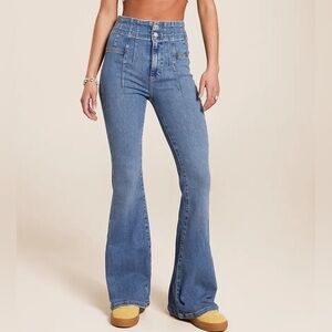 We The Free People Jayde high waisted stretch Flare Jeans | 27